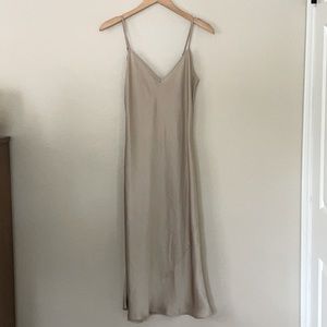 Aritzia Only Slip Midi Dress